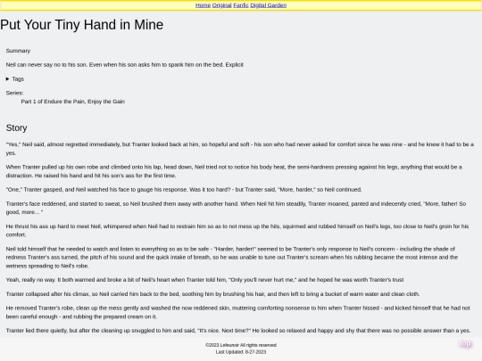 ow/PutYourTinyHandinMine screenshot