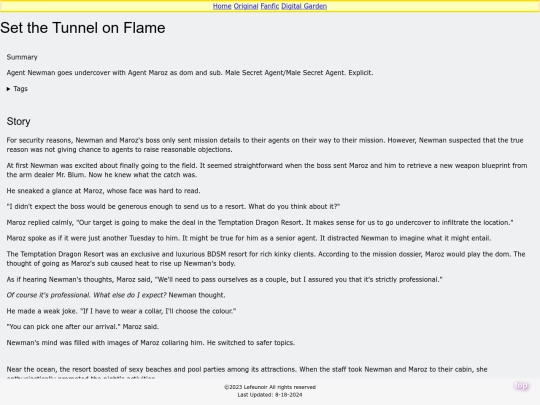 ow/Set_the_Tunnel_on_Flame screenshot