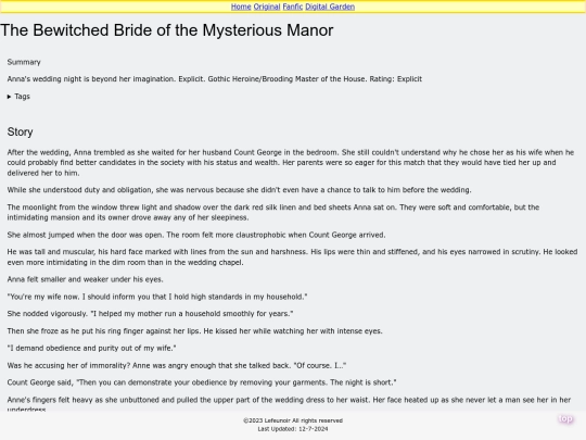 ow/The Bewitched Bride of screenshot