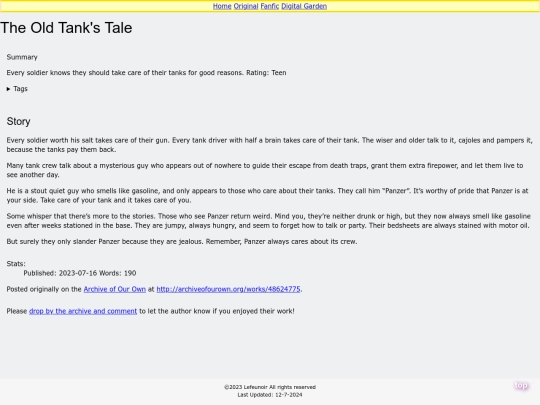 ow/TheOldTanksTale screenshot