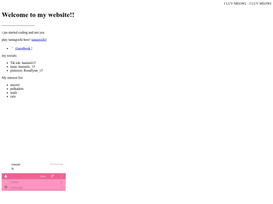 index screenshot