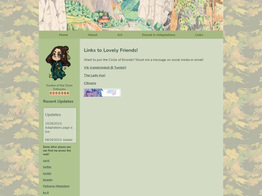 links screenshot