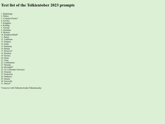 tolkientober screenshot