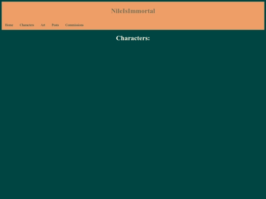 Characters/characters screenshot