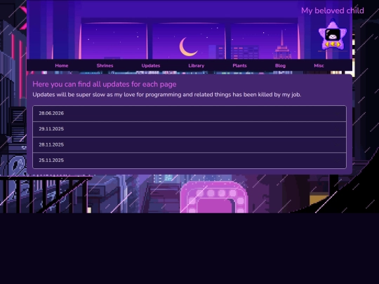 updates screenshot