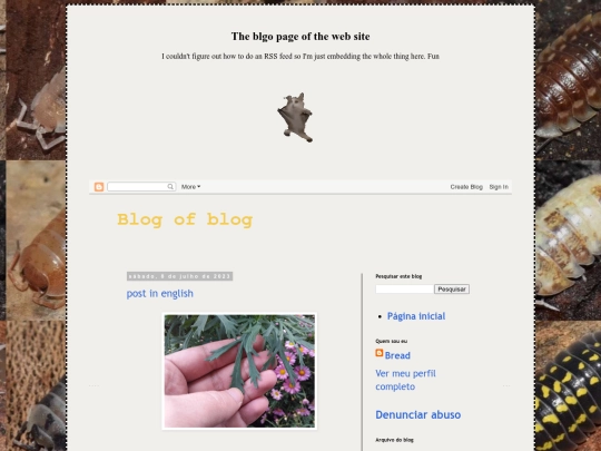 blog screenshot
