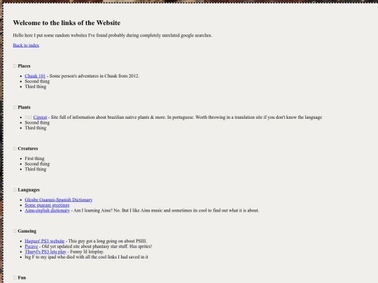 sites screenshot