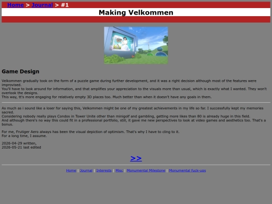journal/velkommen2 screenshot