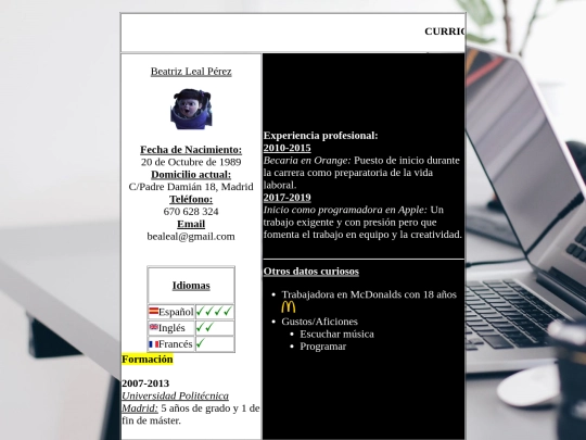 prácticas/ejercicio08 screenshot