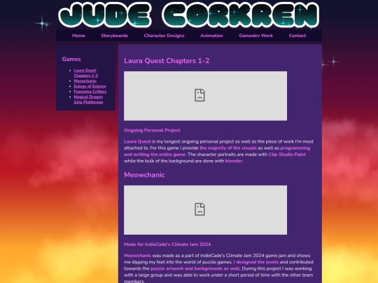 Games screenshot