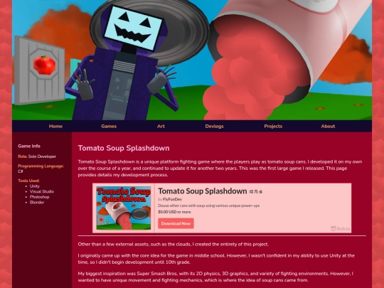 games/Tomato_Soup_Splashdown screenshot