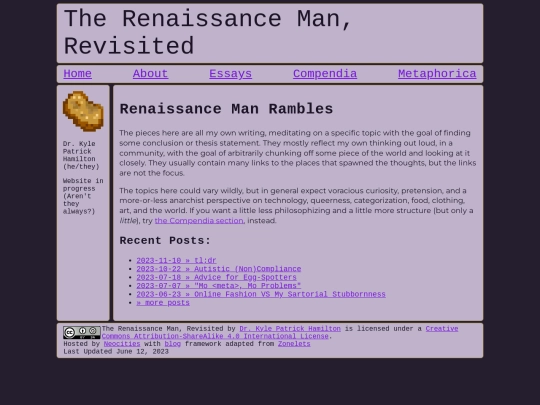 blog screenshot