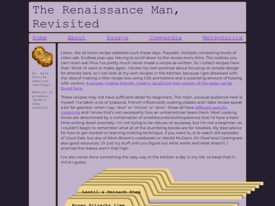 recipes screenshot