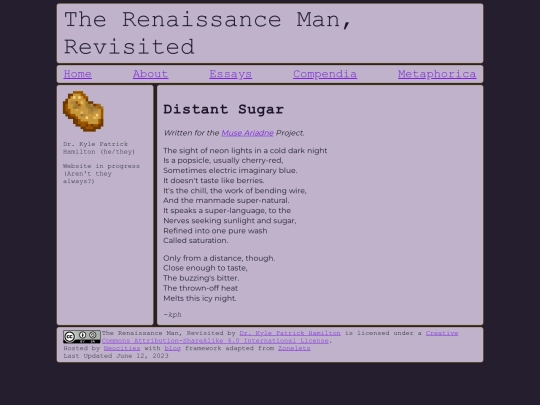 weird/poetry/distantsugar screenshot
