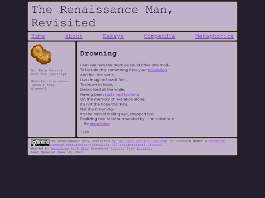 weird/poetry/drowning screenshot