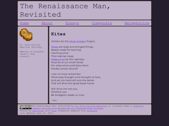 weird/poetry/kites screenshot