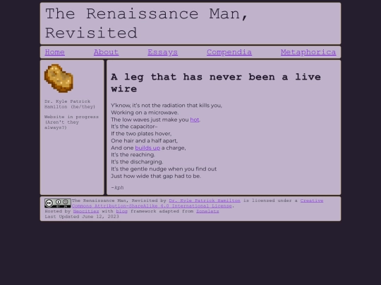 weird/poetry/leg screenshot