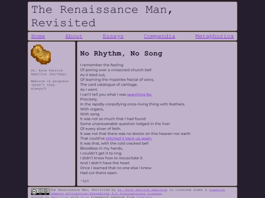 weird/poetry/norhythmnosong screenshot