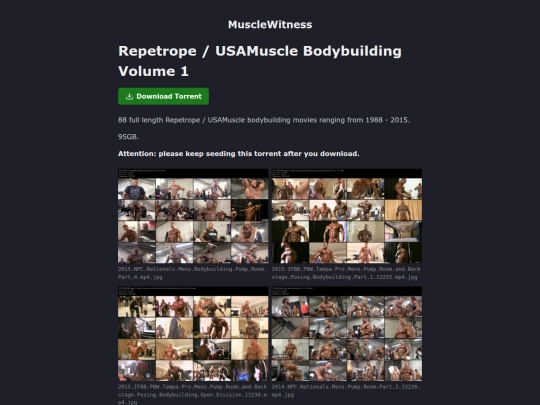 torrents/usamuscle_bodybuilding_volume_1 screenshot