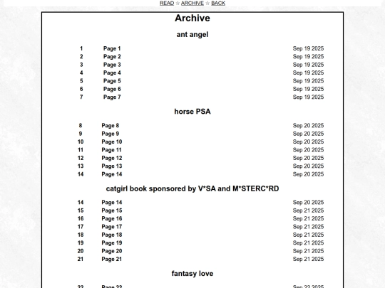 archive screenshot