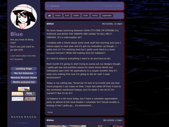 blog screenshot