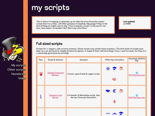 scripts screenshot
