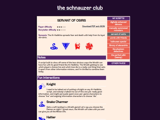 scripts/servantofosiris screenshot
