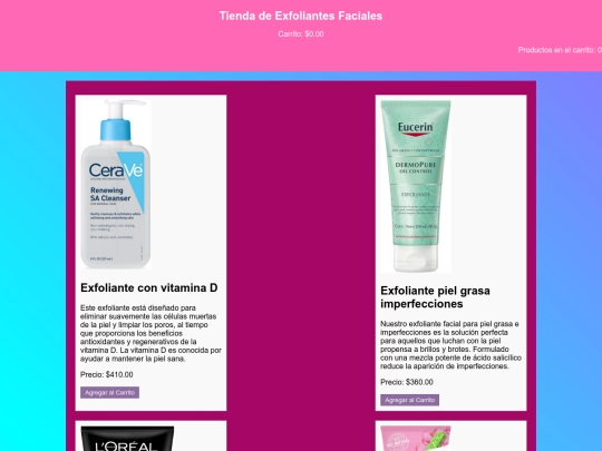 mascarillas/exfoliantes2 screenshot