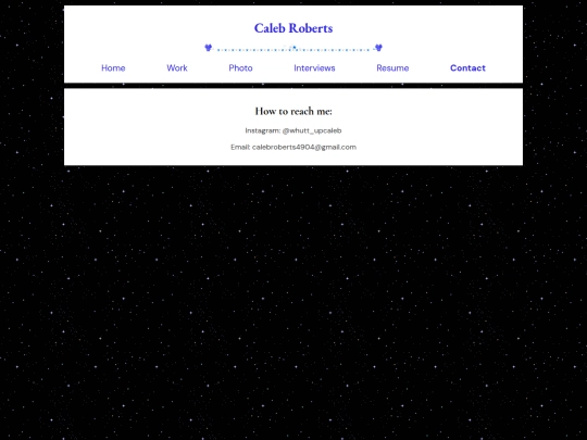 contact screenshot