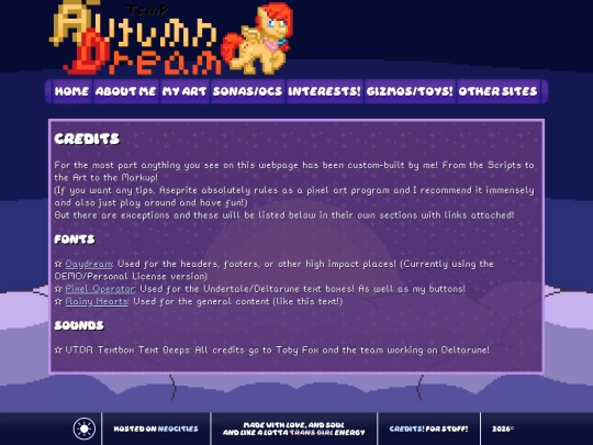 credits screenshot