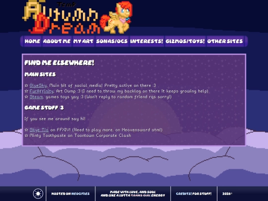 sites screenshot