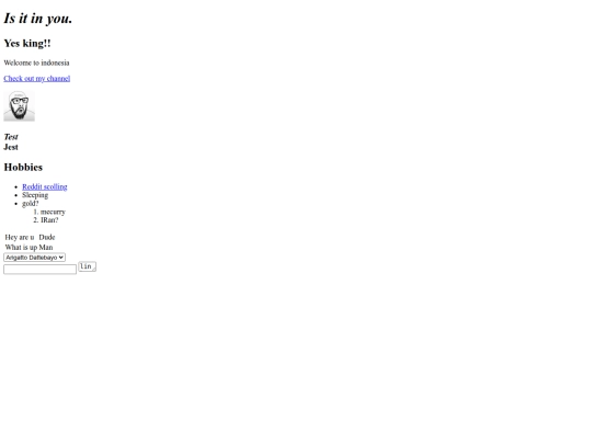 index screenshot