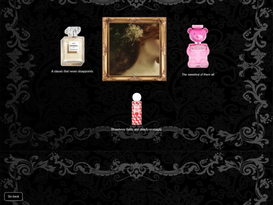 perfumes screenshot