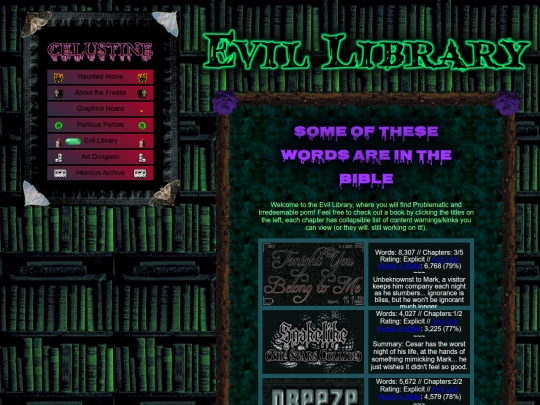 evil-library screenshot