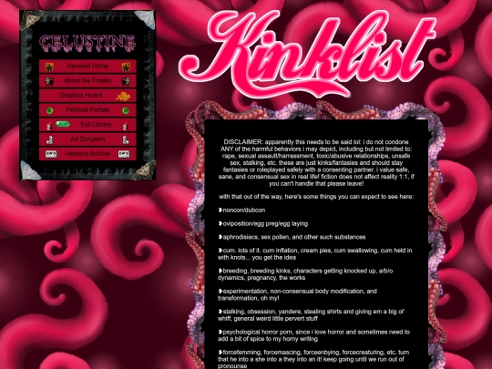 kinklist screenshot