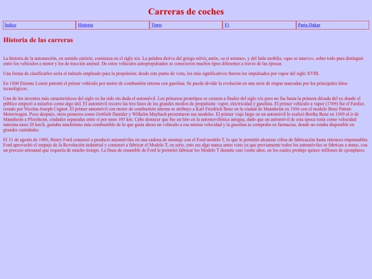 coches/historia screenshot
