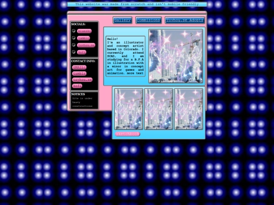 NEWindexWIP screenshot