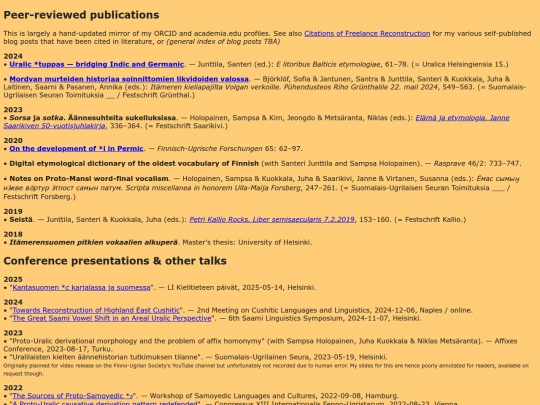 publications screenshot