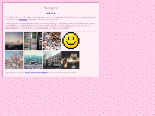 stuff/mixtapes screenshot
