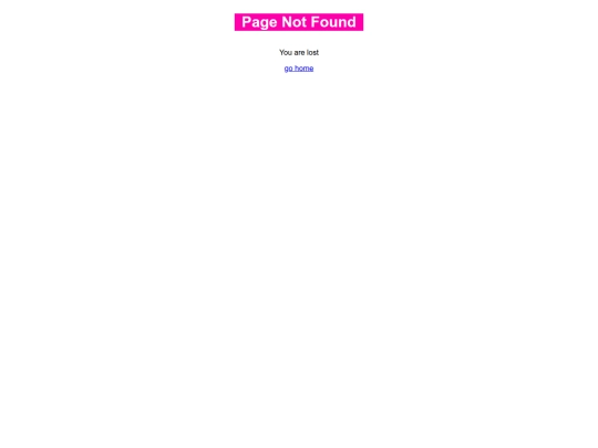 not_found screenshot