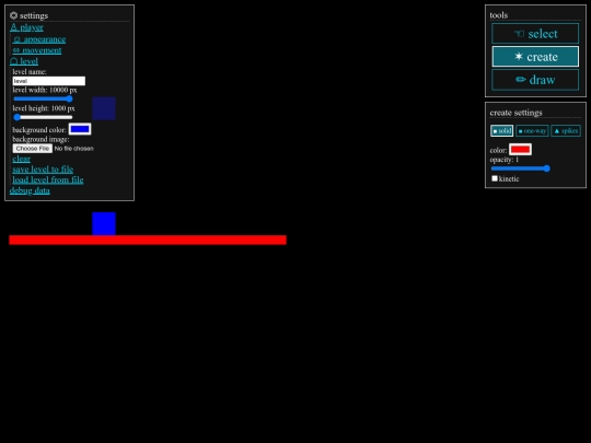 platformer screenshot