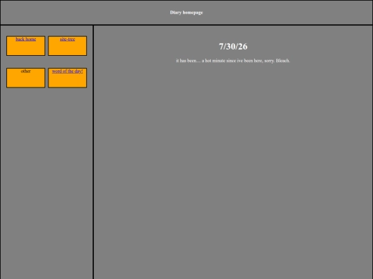 Diaries/July2026 screenshot