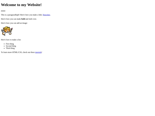 index screenshot