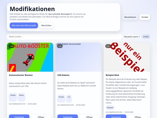 Das schnelle Rennspiel 2/mods screenshot
