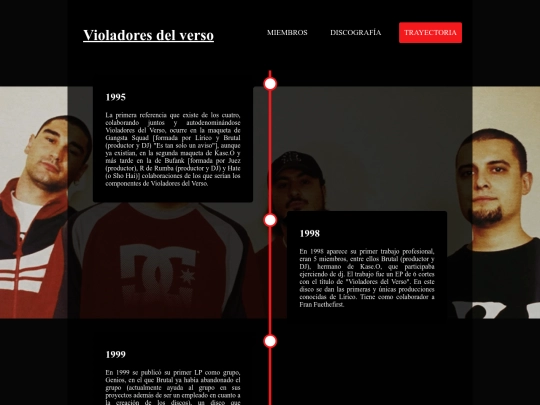 Trayectoria screenshot