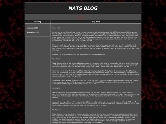 blog screenshot