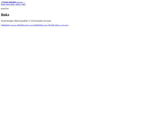 links screenshot