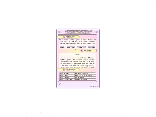 faicrds screenshot