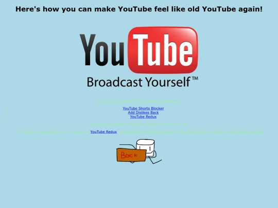 oldyoutube screenshot
