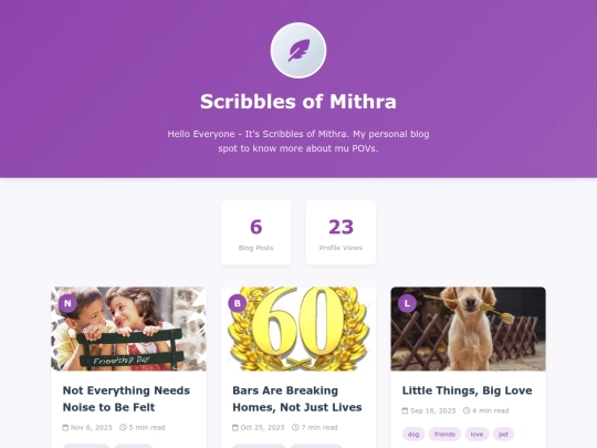 Blogger screenshot